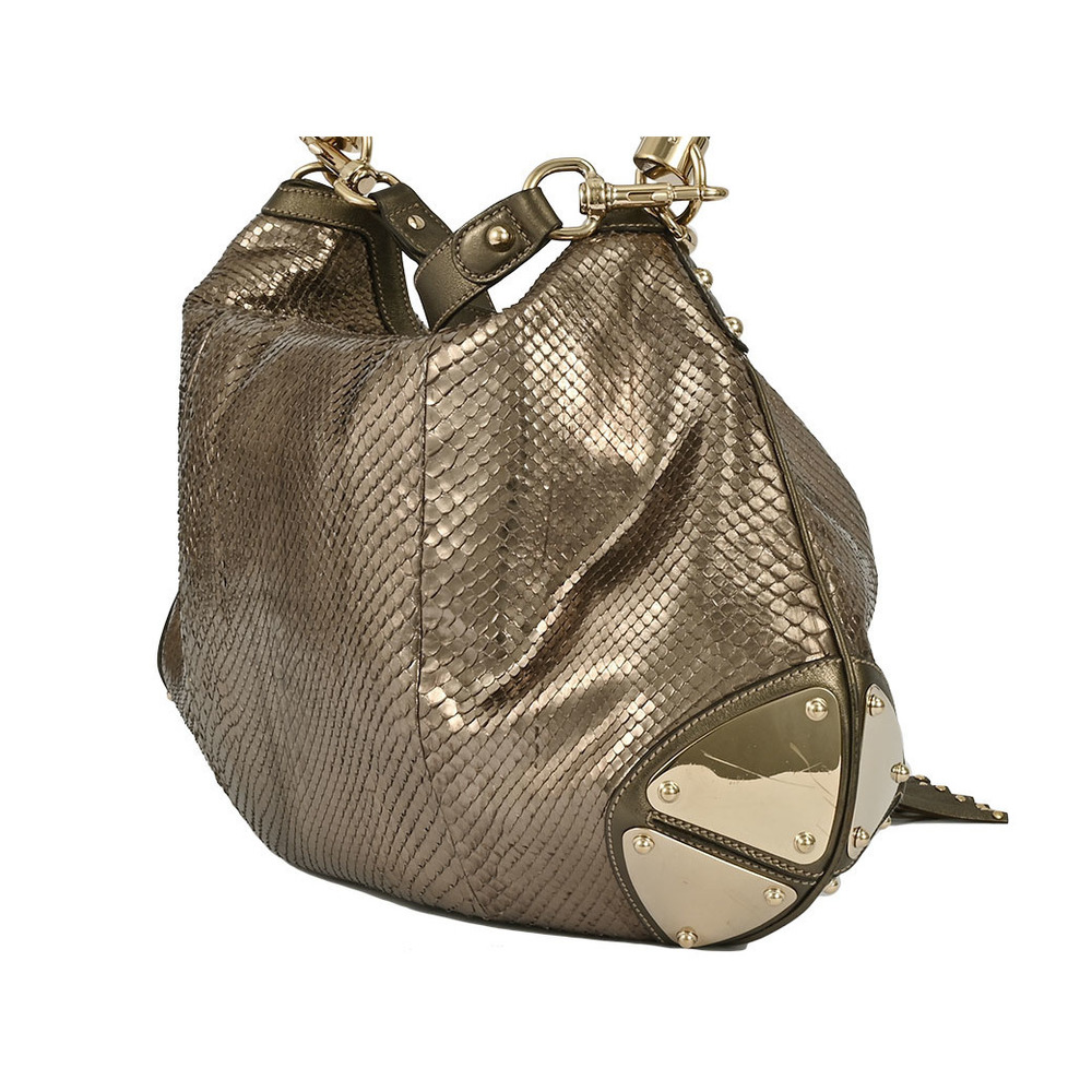 Gucci Python Metallic Snake 2way One Shoulder Bag… - image 2